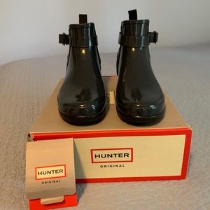 Hunter Quilted Gloss Chelsea Waterproof Boot- Sz 8